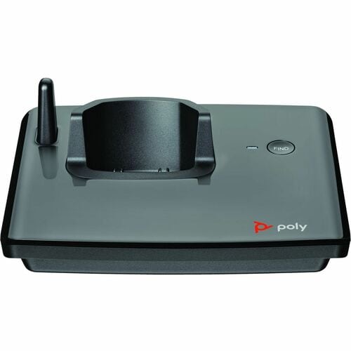 HP Inc. Poly VVX D230 DECT Phone Handset and Charging Cradle with Power Supply