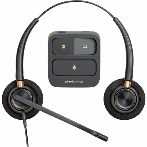 Poly EncorePro 520 with Quick Disconnect Binaural