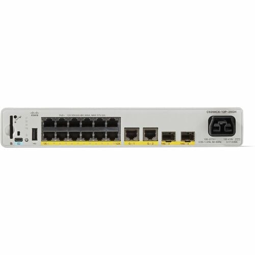 CATALYST 9000 COMPACT SWITCH 12 PORT POE+ 240WHVDCADV