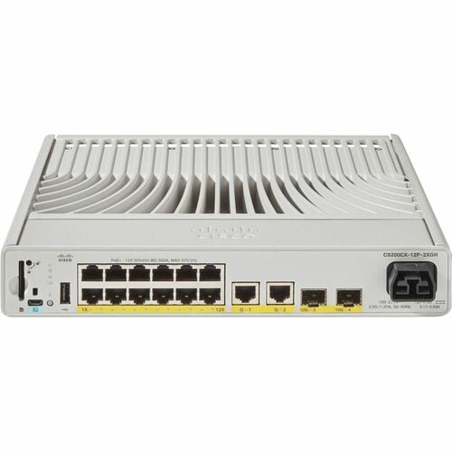 CATALYST 9000 COMPACT SWITCH 12 PORT POE+ 240WHVDCADV