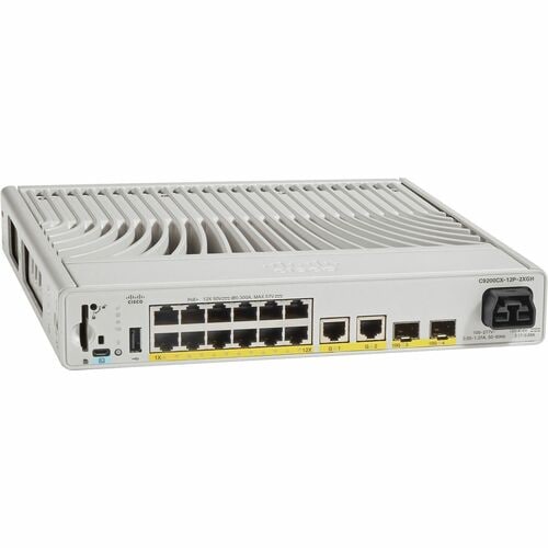 CATALYST 9000 COMPACT SWITCH 12 PORT POE+ 240WHVDCADV