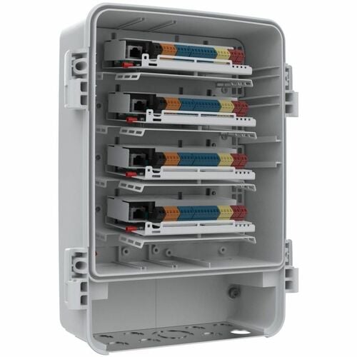 AXIS A1214 Network Door Controller Kit - Polycarbonate - White, Stainless Steel