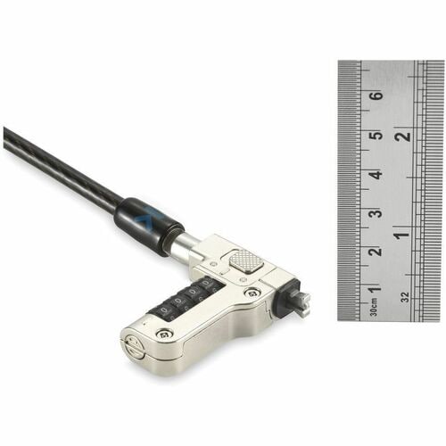 Kensington Slim N17 2.0 Combination Laptop Lock for Wedge-Shaped Slots - 5.9 ft