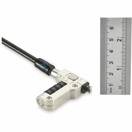 Kensington Slim N17 2.0 Serialized Combination Laptop Lock for Wedge-Shaped Slot