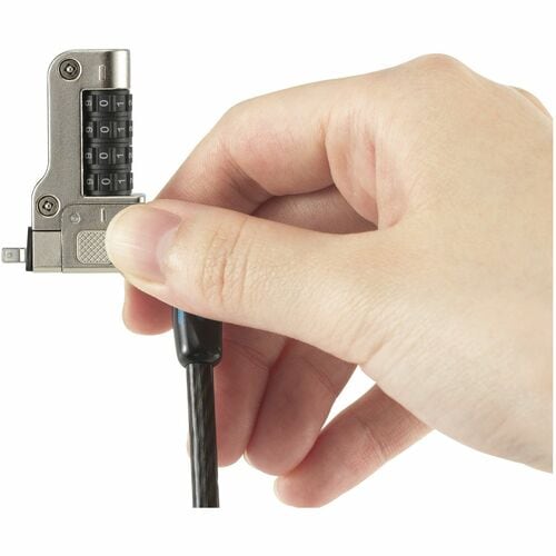 Kensington Slim N17 2.0 Serialized Combination Laptop Lock for Wedge-Shaped Slot