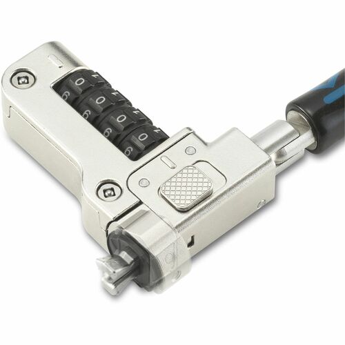 Kensington Slim N17 2.0 Serialized Combination Laptop Lock for Wedge-Shaped Slot