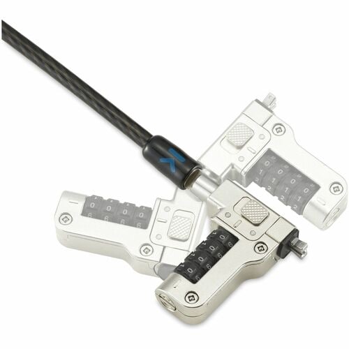 Kensington Slim N17 2.0 Serialized Combination Laptop Lock for Wedge-Shaped Slot