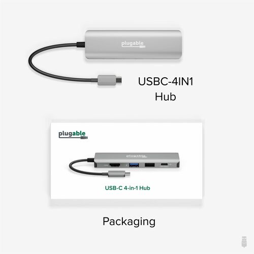Adaptador multipuerto USB C Hub enchufable