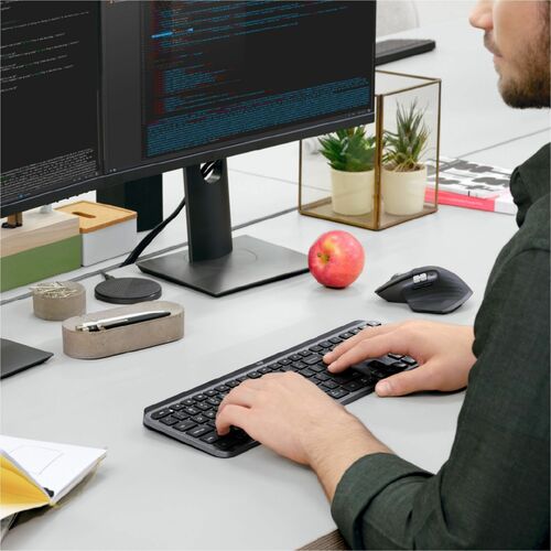 MX KEYS POUR ENTREPRISE BOÎTE MARRON GRAPHITE DISPOSITION FR