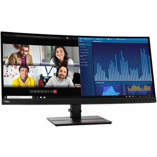 Lenovo ThinkVision P34w-20 34\" Class Webcam UW-QHD Curved Screen LED Monitor
