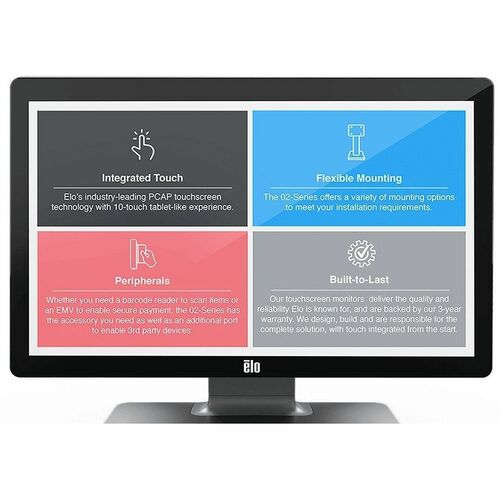 Monitor táctil LED Elo 2202L de 22" - 16:9 - 14 ms - 21,5" visibles -
