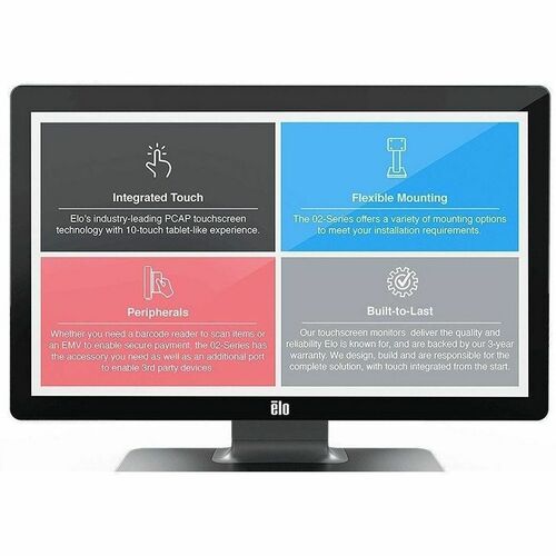 Elo 2202L 22\" Class LED Touchscreen Monitor - 16:9 - 14 ms - 21.5\" Viewable -