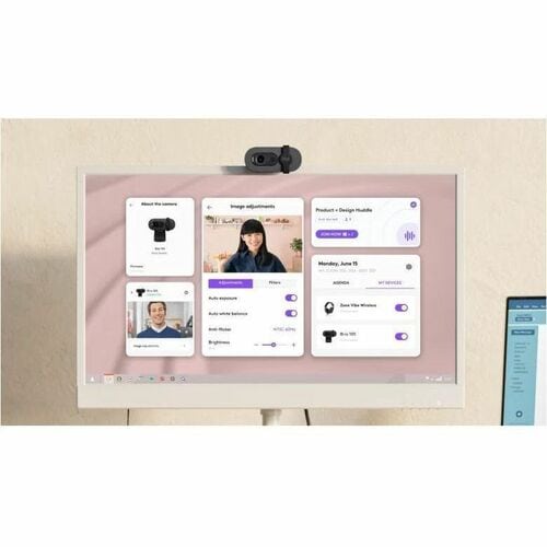 Webcam Logitech BRIO 105 - Graphite - Vidéo 1920 x 1080