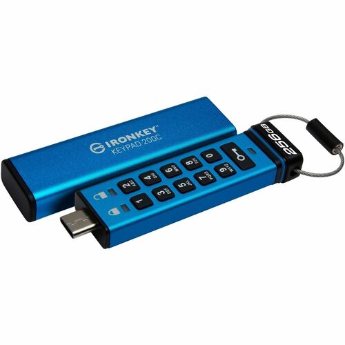256GB USB-C IRONKEY KEYPAD 200C FIPS 140-3 LVL 3 AES-256