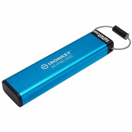 128GB USB-C IRONKEY KEYPAD 200C FIPS 140 3 LVL 3 AES-256