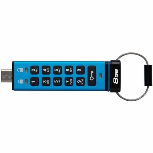 8GB USB-C IRONKEY KEYPAD 200C FIPS 140-3 LVL 3 AES-256