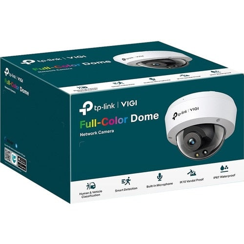Cámara de red TP-Link VIGI C240 de 4 megapíxeles - Color - Domo - 98,43 pies (30 m) de ancho