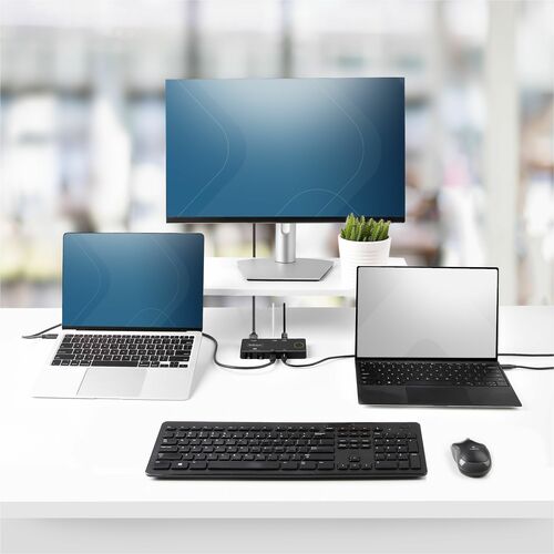 CONMUTADOR KVM USB-C 4K 60HZ DOBLE PASO PD DE 100W