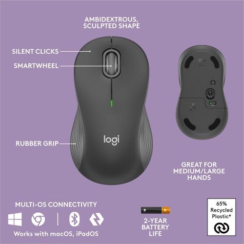 Clavier combo Logitech Wave Keys MK670 Graphite