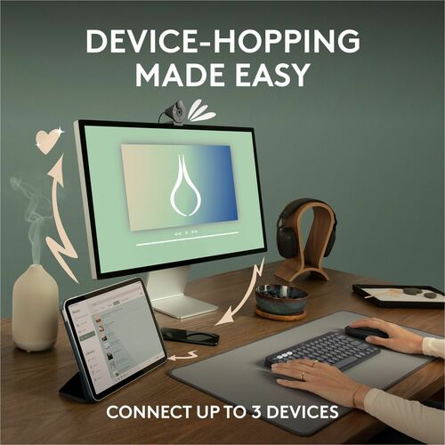 Logitech Pebble 2 M350s Mouse - Optical - Wireless