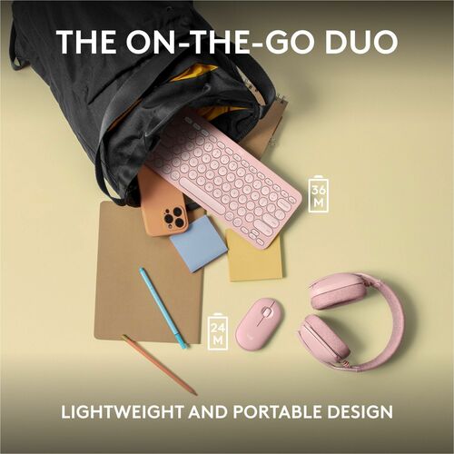 LOGITECH PEBBLE 2 COMBO ROSE TONAL MULTI 4