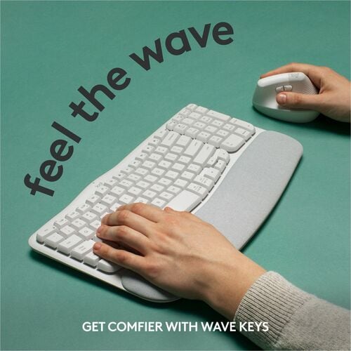CLÉS LOGITECH WAVE BLANC CASSÉ MULTI 4