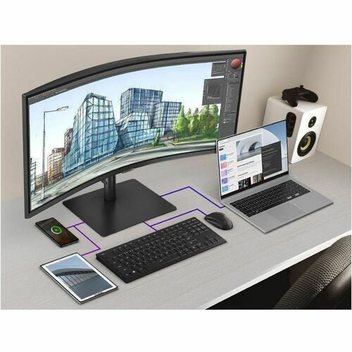 Samsung ViewFinity S6 S34C654VAN 34\" Class Webcam UW-QHD Curved Screen LCD Monitor