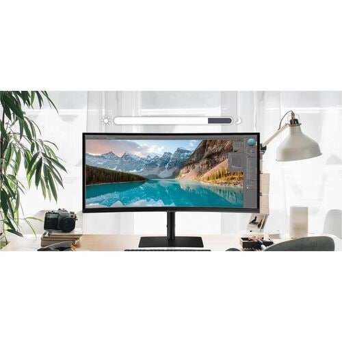 Samsung ViewFinity S6 S34C654VAN 34\" Class Webcam UW-QHD Curved Screen LCD Monitor