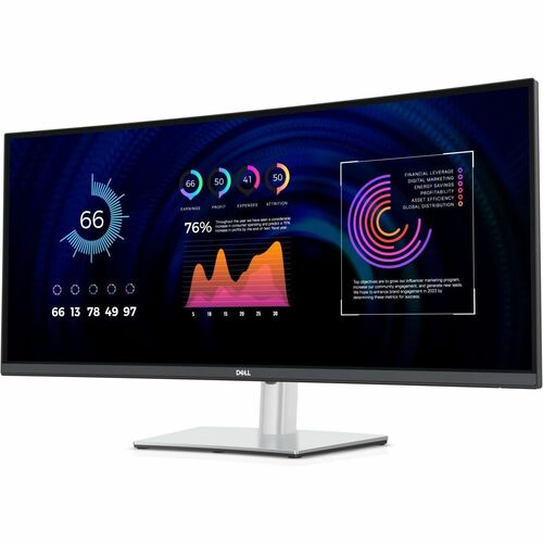 Monitor LED curvo Dell P3424WE de 34" UW-QHD - 21:9