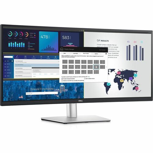 Monitor LED curvo Dell P3424WE de 34" UW-QHD - 21:9