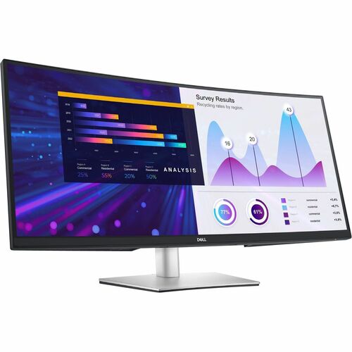 Monitor LED curvo Dell P3424WE de 34" UW-QHD - 21:9