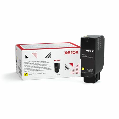 Cartouche de toner laser Xerox d'origine à rendement standard - Jaune