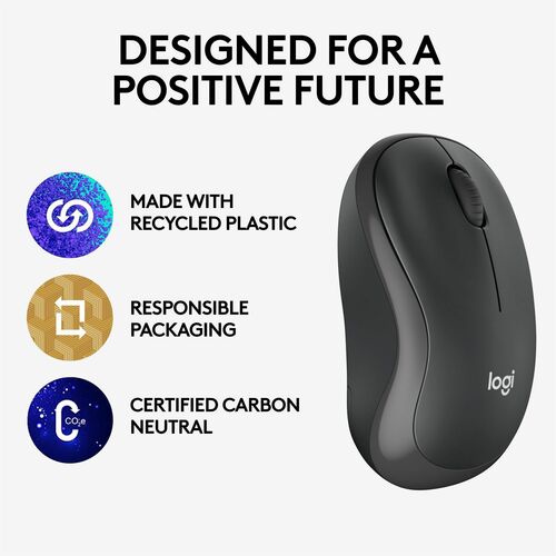 LOGITECH M240 PARA EMPRESAS CAJA MARRÓN GRAFITO