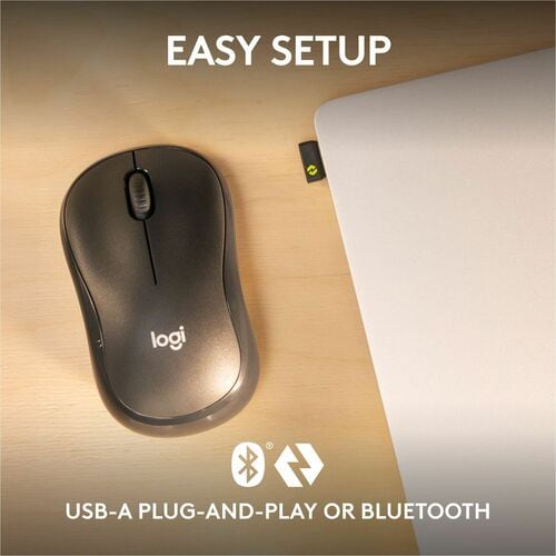 LOGITECH M240 PARA EMPRESAS CAJA MARRÓN GRAFITO