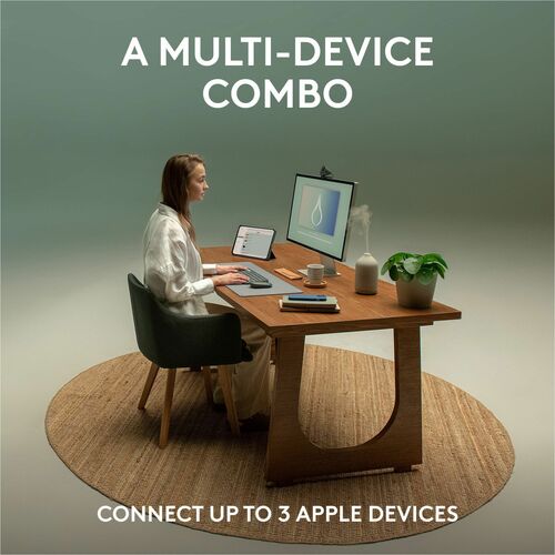 LOGITECH PEBBLE 2 COMBO POUR MAC GRAPHITE TONAL MULTI 4