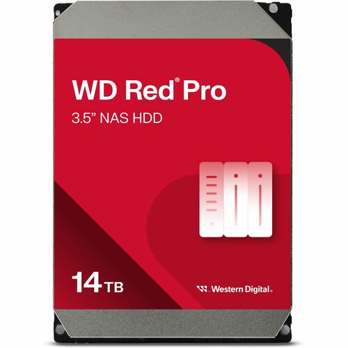 Disque dur RED PRO 14 To, 512 Mo, CMR, 3,5 pouces, 20 Mo de mémoire, 20 SATA 6 Go/s