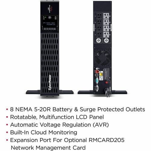 Cyber Power CyberPower Smart App Sinewave PR2200RT2UC 2200VA Rack/Tower