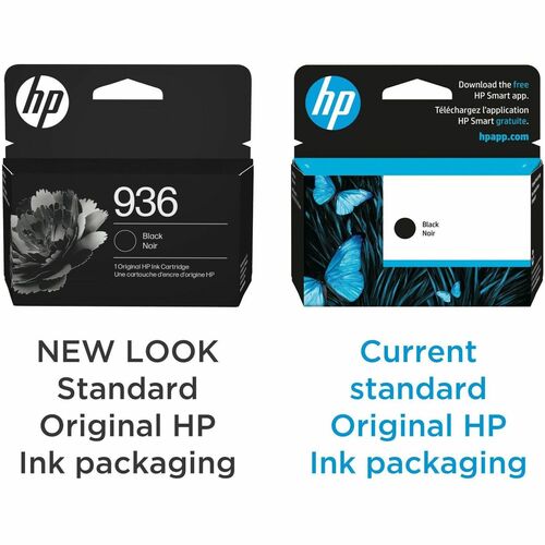 Cartucho de tinta de inyección de tinta original HP 936 - Negro - 1 unidad