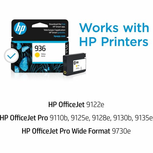 Cartucho de tinta de inyección de tinta original HP 936 - Amarillo - 1 unidad