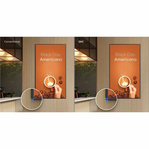 QHC SERIES 65 UHD 700 NIT ANTI-REFLET IP5X CLASSÉ 24/7 2E GÉNÉRATION B2B