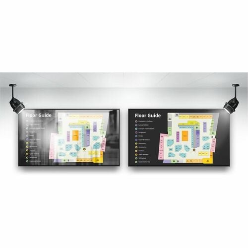 SÉRIE QMC 55 PO UHD 500 nits NON ÉBLOUISSANT CLASSÉ IP5X 24 h/24 et 7 j/7 2e GÉNÉRATION B2B