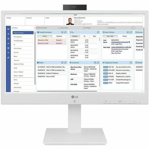Client léger tout-en-un LG 24CR671NK-6P Pentium N6005 Quad