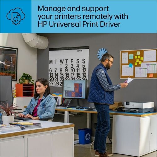 Impresora de inyección de tinta transparente OfficeJet Pro 9110B, color P/S/C/F, alimentador automático de documentos (ADF), ENET, USB, WL 1200 x 1200