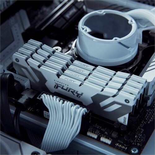 Memoria DIMM DDR5 CL38 de 24 GB y 7200 MT/S FURY RENEGADE PLATA XMP