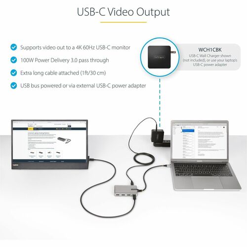 StarTech.com 4-Port USB-C Hub with USB