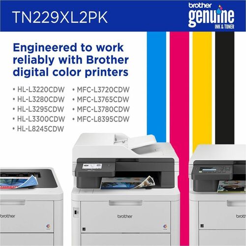 Brother Original High Yield Laser Toner Cartridge - Twin-pac