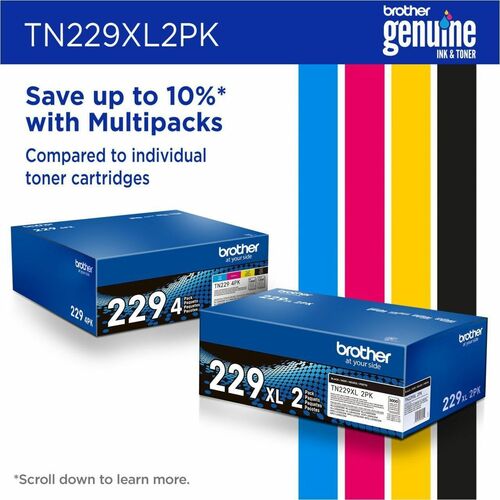 Brother Original High Yield Laser Toner Cartridge - Twin-pac