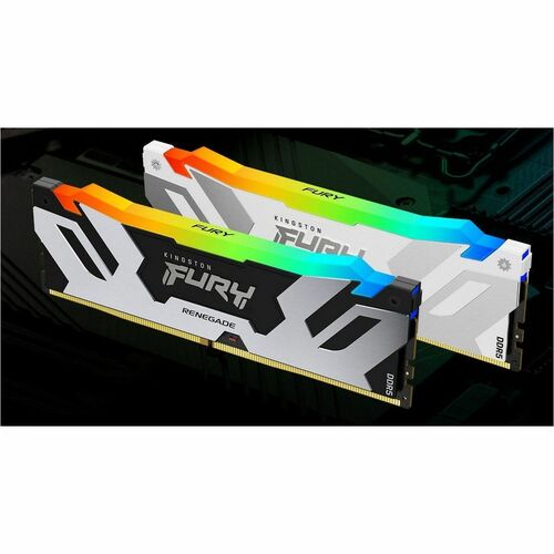 32GB 8000MT/S DDR5 CL38 DIMM (KIT OF 2) FURY RENEGADE RGB WHITE