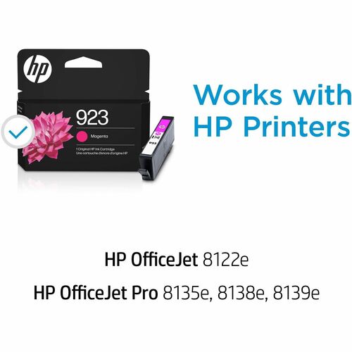 HP 923 Original Inkjet Ink Cartridge - Magenta - 1 Each