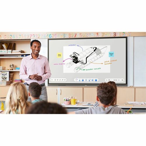 75IN 4K INTERACTIVE PANEL 75IN BLACK 3840X2160 INTERACTIVE